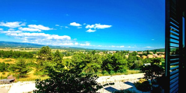 Vue du plateau d'Albion depuis l'EHPAD